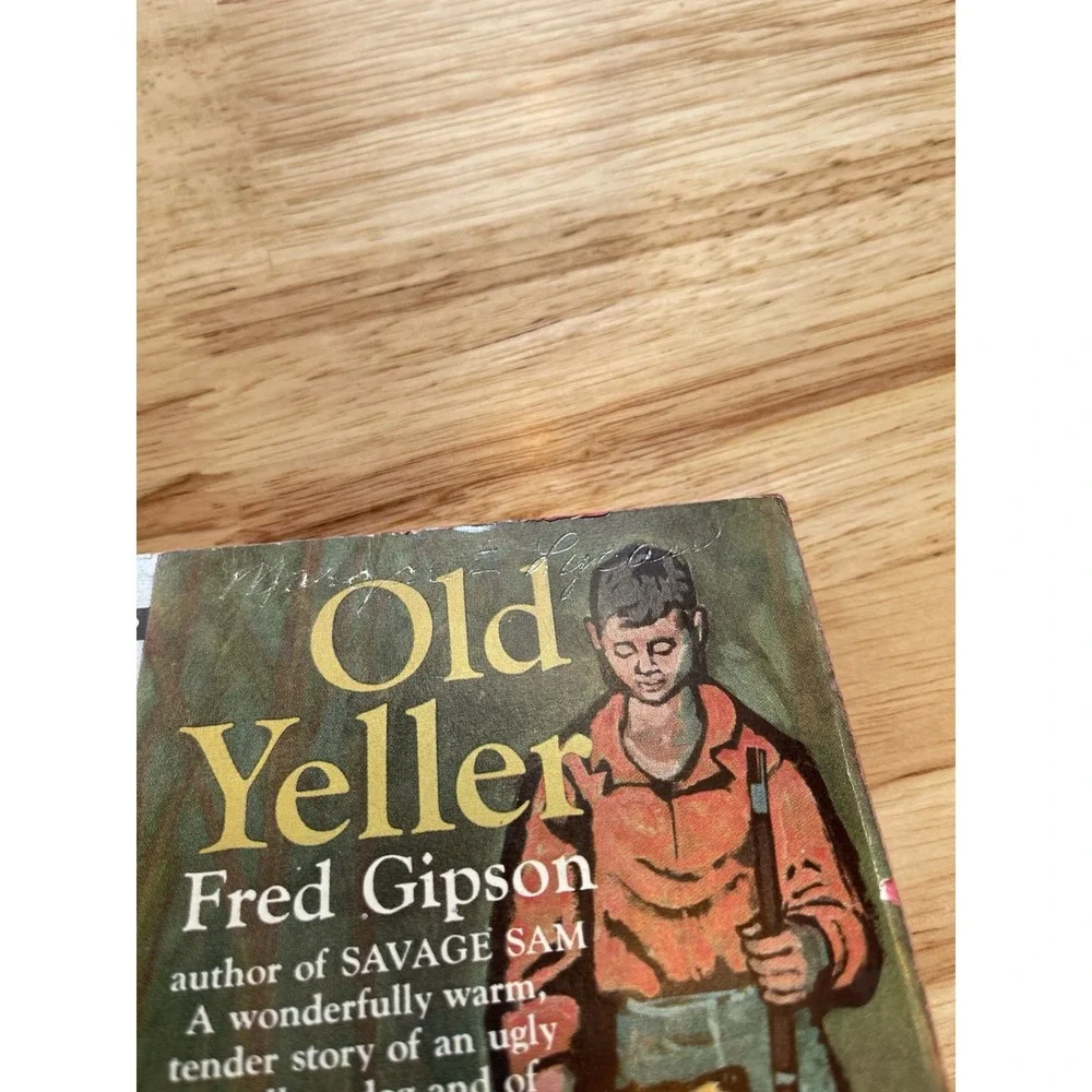 Old Yeller Fred Gipson 1962 Pocket Books 9th Printing‎ Paperback